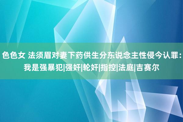 色色女 法须眉对妻下药供生分东说念主性侵今认罪：我是强暴犯|强奸|轮奸|指控|法庭|吉赛尔